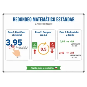 1. Redondeo Matemático Estándar