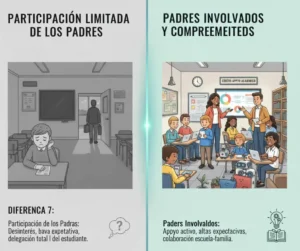 Diferencia 7 Participación y Expectativas de los Padres