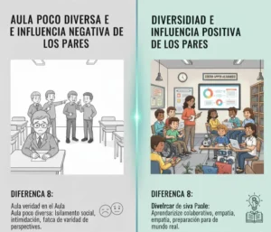 Diferencia 8 Diversidad en el Aula e Influencia de los Pares