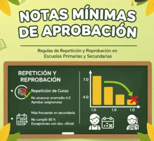 Reglas de Repetición y Reprobación en Escuelas Primarias y Secundarias