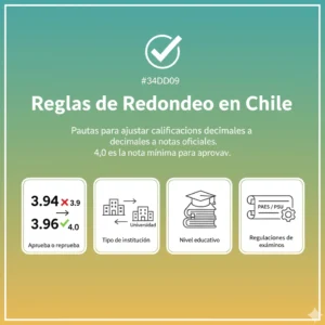 ¿Cuáles son las Reglas de Redondeo en Chile