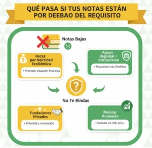¿Qué Pasa si tus Notas Están por Debajo del Requisito
