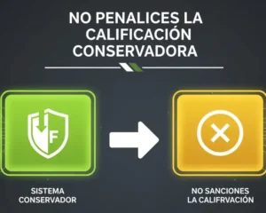 6. No Penalices la Calificación Conservadora