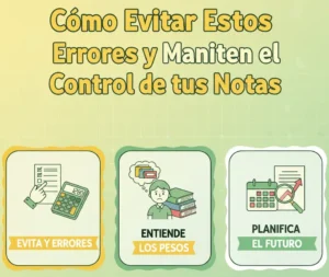 Cómo Evitar Estos Errores y Mantener el Control de tus Notas