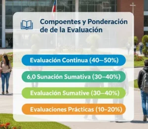 Componentes y Ponderación de la Evaluación