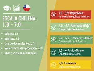 Comprendiendo las calificaciones chilenas
