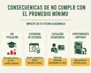 Consecuencias de No Cumplir con el Promedio Mínimo