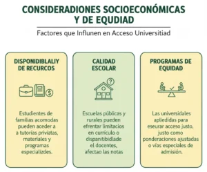Consideraciones Socioeconómicas y de Equidad