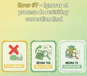 Error #7 – Ignorar el proceso de revisión y corrección final