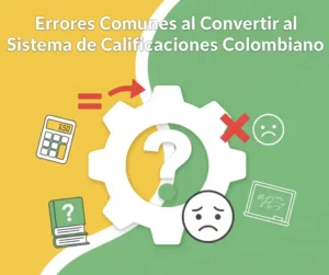 Errores Comunes al Convertir al Sistema de Calificaciones Colombiano