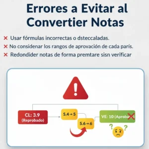 Errores a Evitar al Convertir Notas