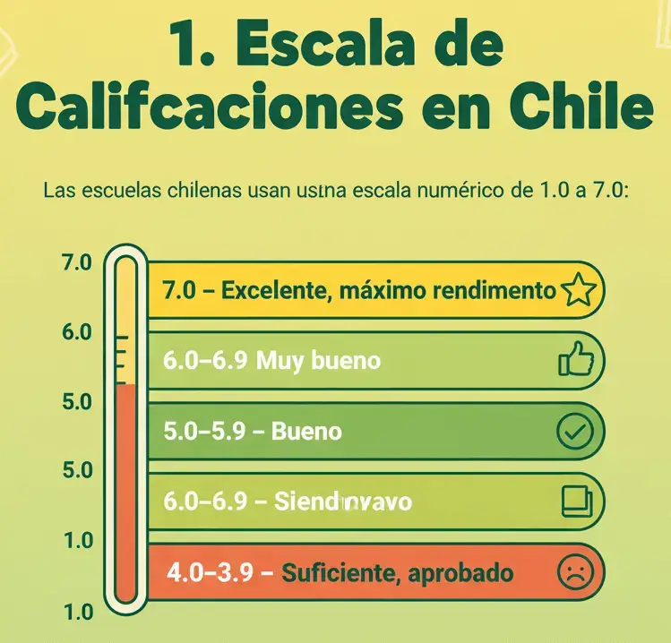 Escala de Calificaciones en Chile