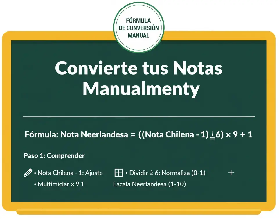 2. Fórmula de Conversión Manual