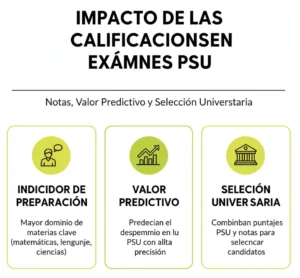 Impacto de las Calificaciones en los Exámenes PSU