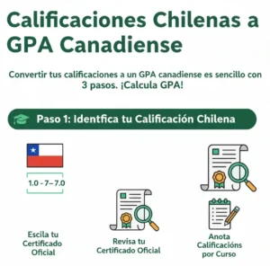 Paso 1 Identifica tu Calificación Chilena