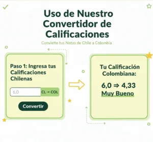 Paso 1 Ingresa tus Calificaciones Chilenas