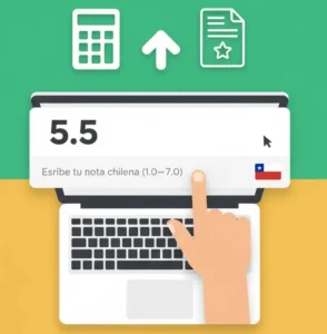 Paso 1 — Ingresa tu Nota Chilena