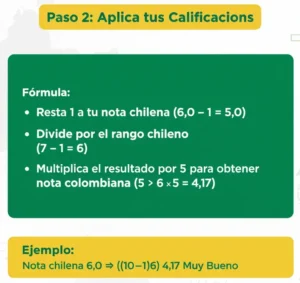 Paso 2 Aplica tus Calificaciones