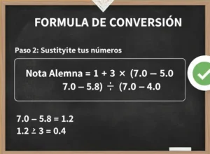 Paso 2 Sustituye tus números