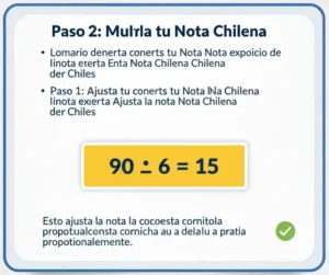 Paso 3 Dividir entre 6