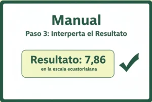 Paso 3 Interpreta el Resultado