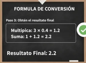 Paso 3: Obtén el resultado final