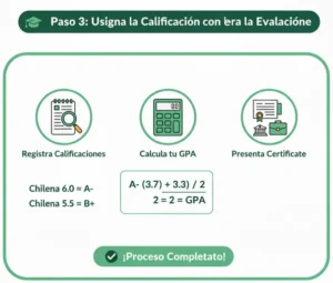 Paso 3 Usa las Calificaciones con Letras para la Evaluación