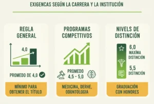 Promedio Mínimo para Graduarse en Universidades Chilenas