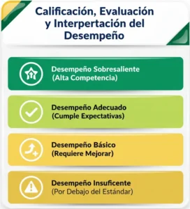 Calificación, Evaluación y Interpretación del Desempeño