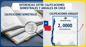 Diferencias entre Calificaciones Semestrales y Anuales en Chile