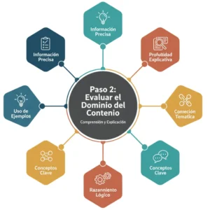 Paso 2 Evaluar el Dominio del Contenido