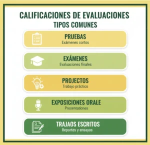 1. Calificaciones de Evaluaciones
