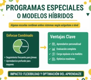 3. Programas Especiales o Modelos Híbridos