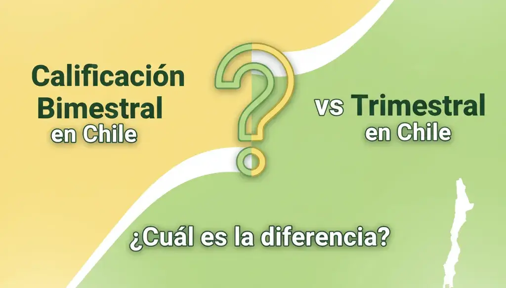 Calificación Bimestral vs Trimestral en Chile: ¿Cuál es la diferencia?