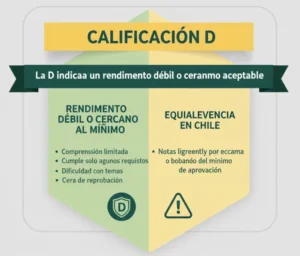 Calificación D