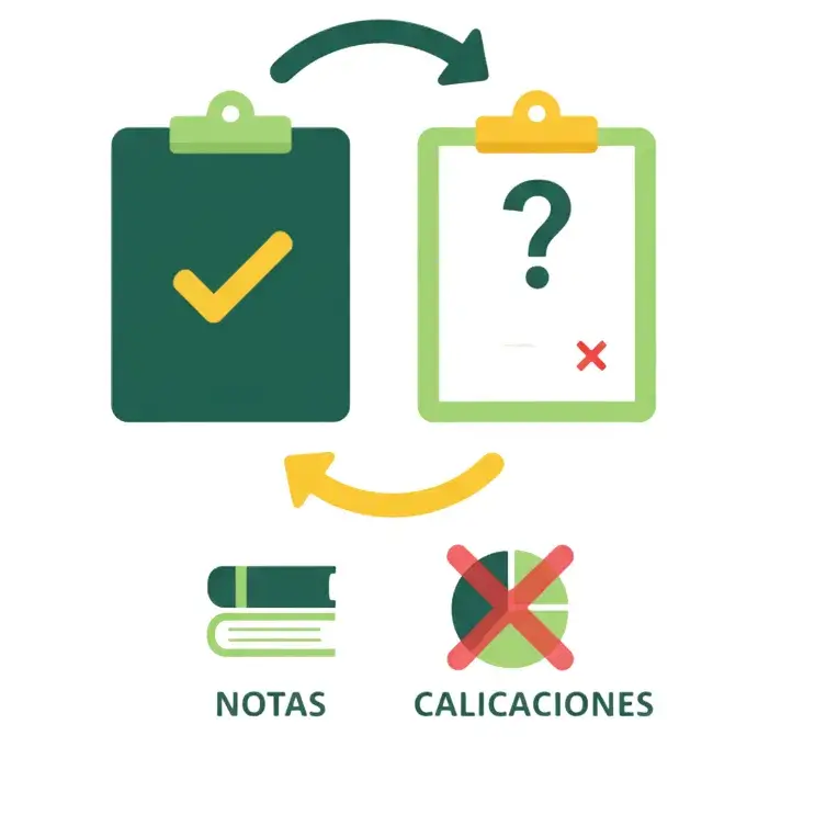 Concepto Erróneo 6 Notas y Calificaciones se Interpretan Igual en Cada Materia