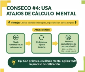 Consejo #4 Utiliza atajos de cálculo mental