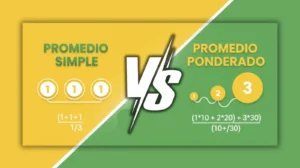 Diferencia entre el Promedio Simple y el Promedio Ponderado