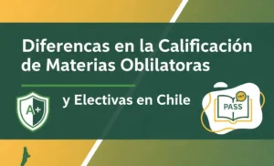 Diferencias en la Calificación de Materias Obligatorias y Electivas en Chile