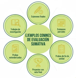 Ejemplos Comunes de Evaluación Sumativa