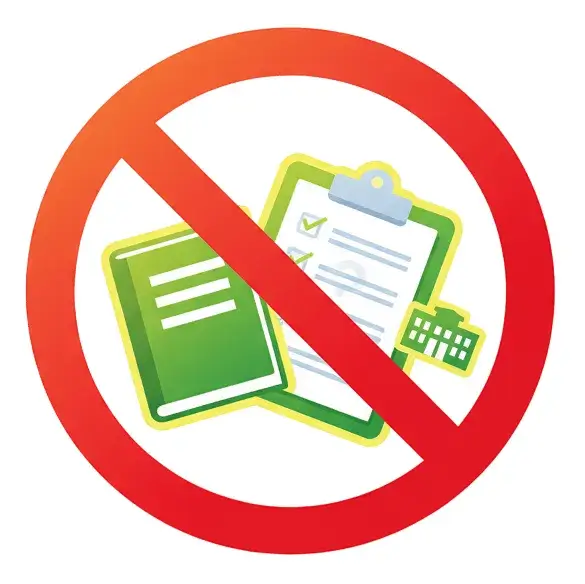 No Verificar las Reglas de la Escuela