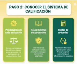 Paso 2 Conocer el Sistema de Calificación