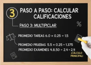 Paso 3 Multiplicar Cada Calificación por su Peso