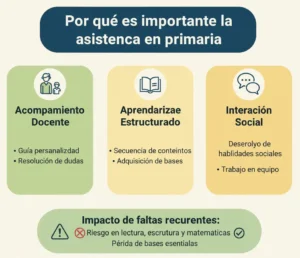 Por qué es importante la asistencia en primaria