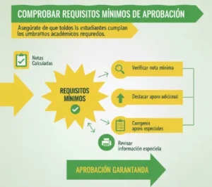 Comprobar Requisitos Mínimos de Aprobación