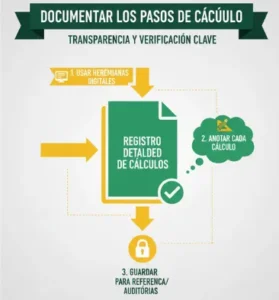 Documentar los Pasos de Cálculo