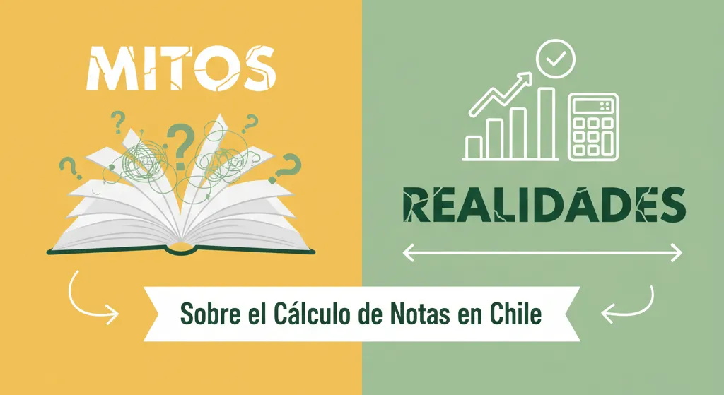 Mitos y Realidades Sobre el Cálculo de Notas en Chile