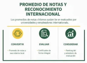 Promedio de Notas y Reconocimiento Internacional