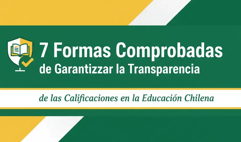 7 Formas Comprobadas de Garantizar la Transparencia de las Calificaciones en la Educación Chilena