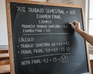 70% Trabajo Semestral + 30% Examen Final